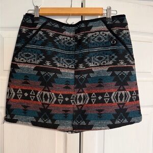 Skhoop southwestern style mini skirt
